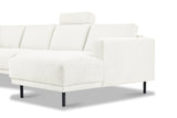 Banken - Moderne U - Bank Hoekbank Beige Stof - Links - 310x197x142 cm - Aniko - Dimehouse