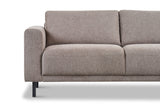 Banken - Moderne 2,5 - zits Bank Taupe Stof Aniko 183x90x78 cm - Dimehouse
