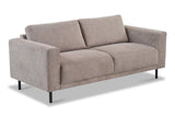 Banken - Moderne 2,5 - zits Bank Taupe Stof Aniko 183x90x78 cm - Dimehouse