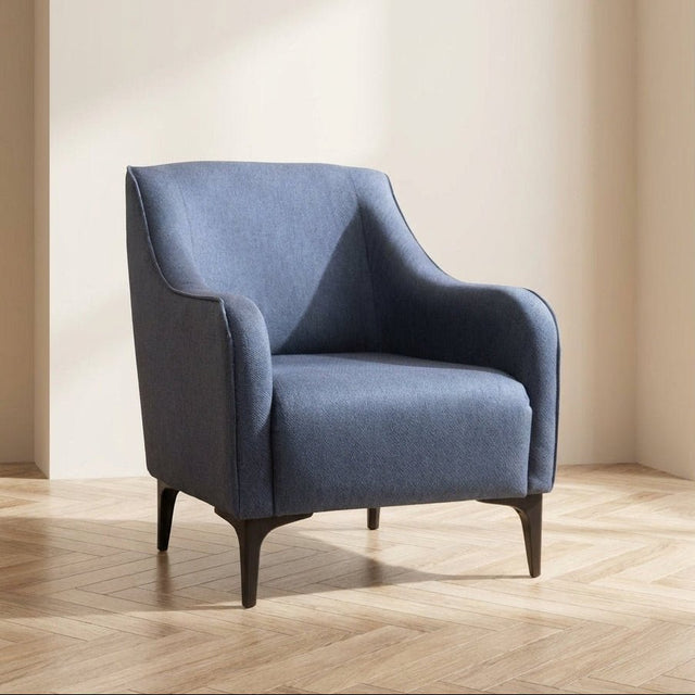 Sessel Atmosphärisches Foto von Belissimo Blue Modern Innenraum