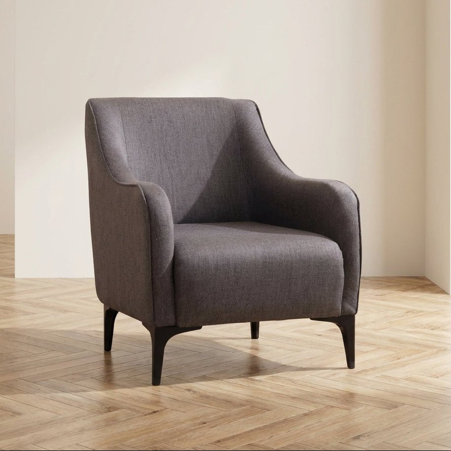 Sessel Belissimo Dark Grey stimmungsvolles Foto in Modern Innenraum