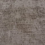Banken - Hoekbank met chaise longue taupe chenille stof Manon - links - Dimehouse