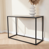 Schminktisch Fien Grauer Marmor-Look 100x40 cm
