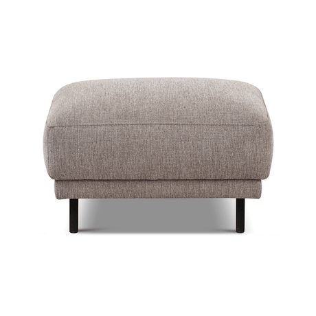 Banken - Hocker taupe stof - 73 × 57 × 47 cm - Aniko - Dimehouse