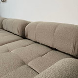 Banken - Modulaire bank 3 - zits met hocker Doblo beige - Dimehouse