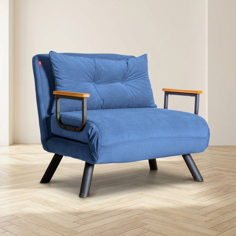 Schlafsessel Sando Blue stimmungsvolles Foto in Modern Innenraum