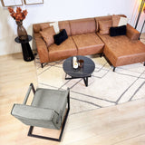 Fauteuils - Industriële fauteuil groen eco - leer Tiger - Dimehouse
