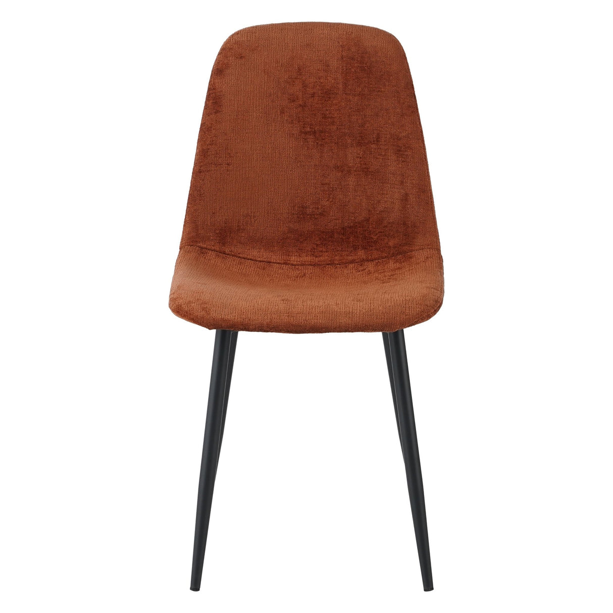Eetkamerstoelen - Set van 4 Scandinavische Eetkamerstoelen Terra Chenille Stof Swift - Zonder Armleuningen - Dimehouse