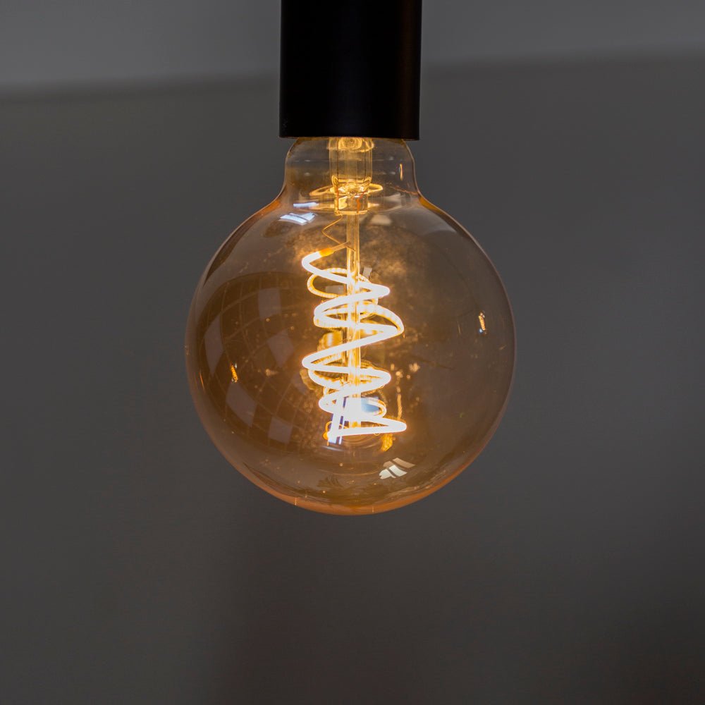 Lichtbronnen - Lichtbron Led Filament bol Ø9,5 amberkleurig - Dimehouse