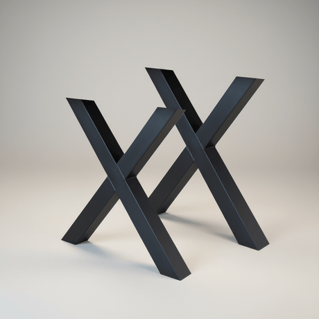 X-Rahmen Schwarz, 2er-Set