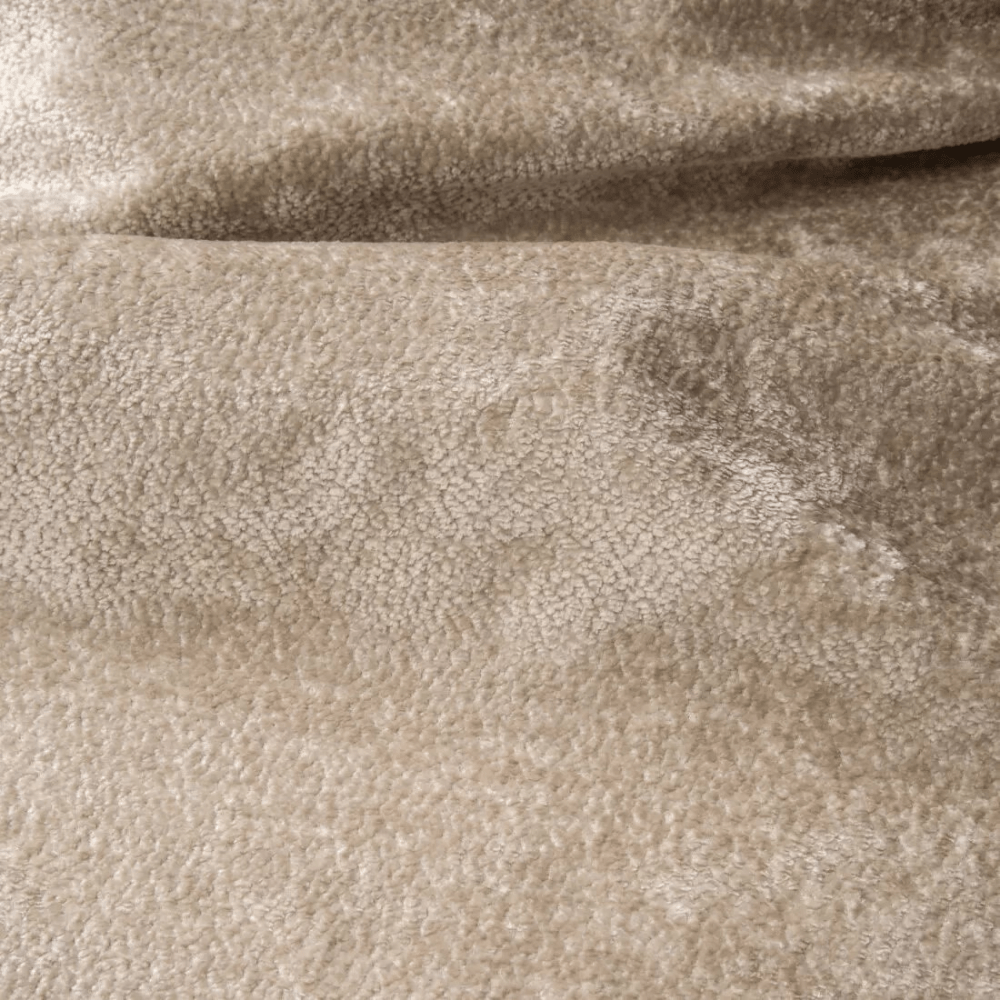 Banken - Hoekbank met hoge poten beige velvet Chloe - rechts - Dimehouse