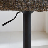 Barhocker Novan-Chenille Dimehouse Dunkelgrau LxBxH 75x58x54 Stoff Stimmungsvolles Fotodetail