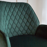 Barhocker Novan-Samt Dimehouse Grün LxBxH 75x58x54 Fabric Atmosphere Foto-Farbmuster