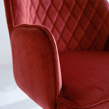 Barhocker Novan-Samt Dimehouse Kupfer LxBxH 75x58x54 Stoff Stimmungsvolles Fotodetail