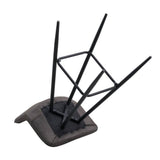Barhocker Kenton Dimehouse Anthrazit LxBxH 84x54x49 Mikrofaser Weiß Foto anders
