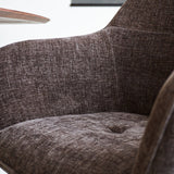 Esszimmerstuhl Camiel Dimehouse Braun LxBxH 62x61x54 Stoff Stimmungsvolles Fotodetail