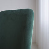 Esszimmerstuhl Mila Dimehouse Grün LxBxH 66x57x49 Stoff Stimmungsvolles Fotodetail