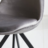 Esszimmerstuhl Jace Dimehouse Anthrazit LxBxH 71x59x52 Stoff Stimmungsvolles Fotodetail