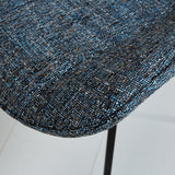 Esszimmerstuhl Jada Chenille Dimehouse Blau LxBxH 79x57x53 Stoff Stimmungsvolles Fotodetail
