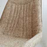 Esszimmerstuhl Jada Chenille Dimehouse Weiß LxBxH 79x57x53 Stoff Stimmungsvolles Fotodetail