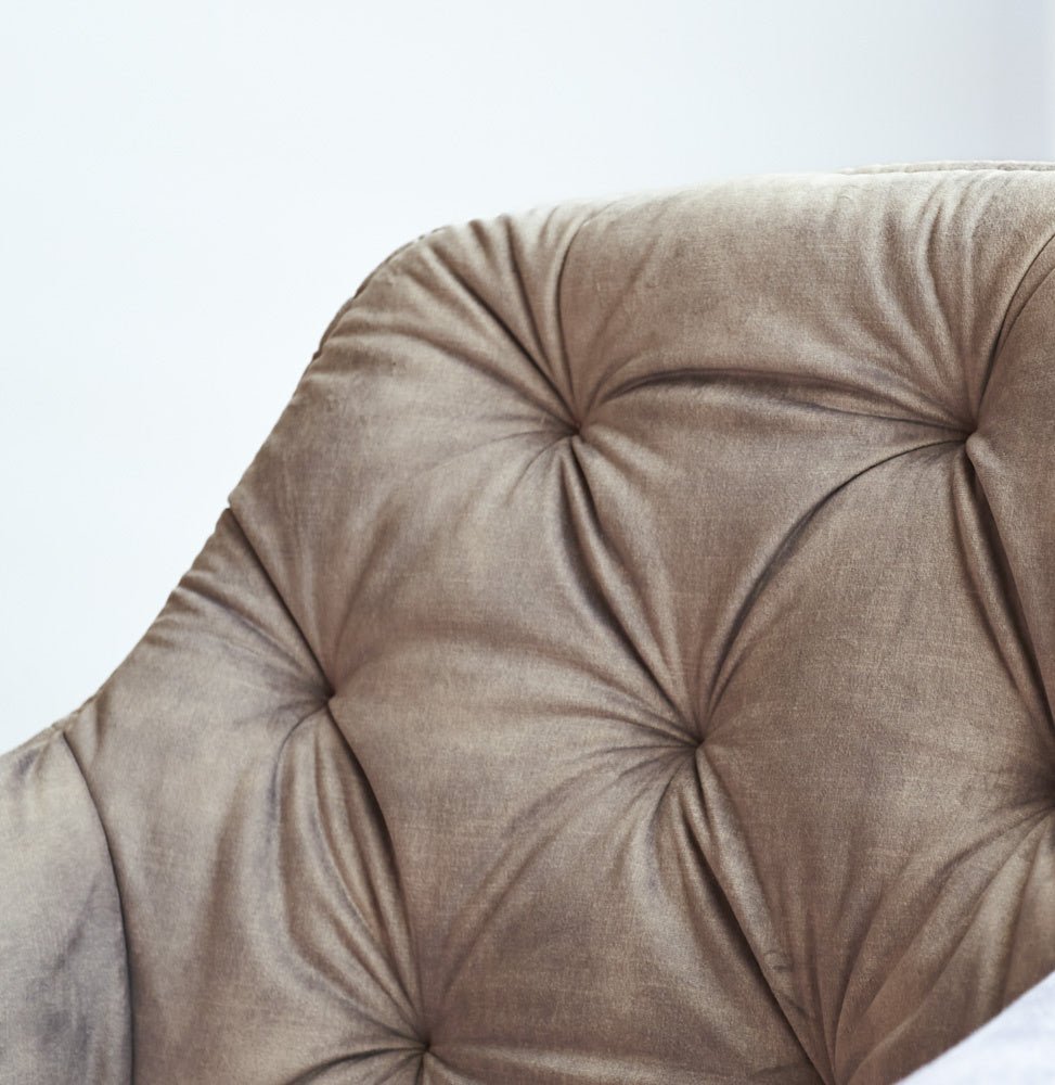 Esszimmerstuhl Audrey Dimehouse Grau LxBxH 71x68x49 Stoff Stimmungsvolles Fotodetail