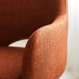 Esszimmerstuhl Suzy Dimehouse Orange LxBxH 64x61x53 Stoff Atmosphäre Foto anders