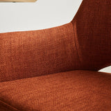 Esszimmerstuhl Suzy Dimehouse Orange LxBxH 64x61x53 Stoff Stimmungsvolles Fotodetail