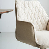 Esszimmerstuhl Novan Bouclé Dimehouse Beige LxBxH 67x59x57 Stoff Stimmungsvolles Fotodetail