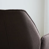 Esszimmerstuhl Novan Bouclé Dimehouse Braun LxBxH 67x59x57 Stoff Stimmungsvolles Fotodetail