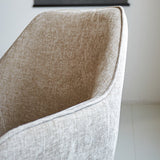 Esszimmerstuhl Sev Dimehouse Beige LxBxH 68x62x61 Stoff Stimmungsvolles Fotodetail