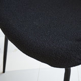 Esszimmerstuhl Sia Dimehouse Schwarz LxBxH 72x55x51 Stoff Stimmungsvolles Fotodetail