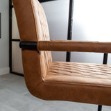 Esszimmerstuhl Dekan Dimehouse Cognac LxBxH 70x58x57 Stoff Atmosphäre Foto anders