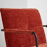 Sessel Hailey Chenille Dimehouse Kupfer LxBxH 66x64x37 Stoff Stimmungsvolles Fotodetail