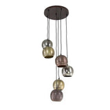 Hängelampe Berns DH Interior Nickel LxBxH 47x43x25 Nickel Weiß Foto diagonale Vorderansicht