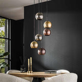 Hängelampe Berns DH Interior Nickel LxBxH 47x43x25 Nickel Stimmungsvolles Foto diagonale Vorderansicht