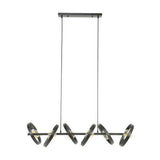 Hängelampe Otan DH Interior Charcoal LxBxH 125x43x20 Metal White Foto Vorderansicht