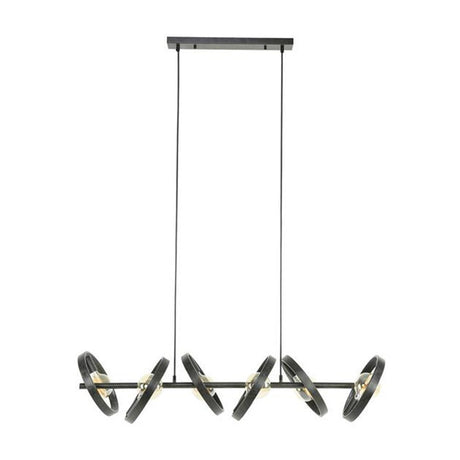 Hängelampe Otan DH Interior Charcoal LxBxH 125x43x20 Metal White Foto Vorderansicht