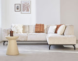 Sofa Chloe DeGeBe Beige Stoff Umgebungsfoto, Vorderansicht