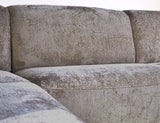 Sofa Chloe DeGeBe Taupe Stoff Atmosphäre Foto anders