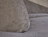 Sofa Chloe DeGeBe Taupe Stoff Stimmungsvolles Fotodetail