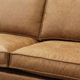 Sofa Tulin DeGeBe Cognac Stoff Stimmungsvolles Fotodetail