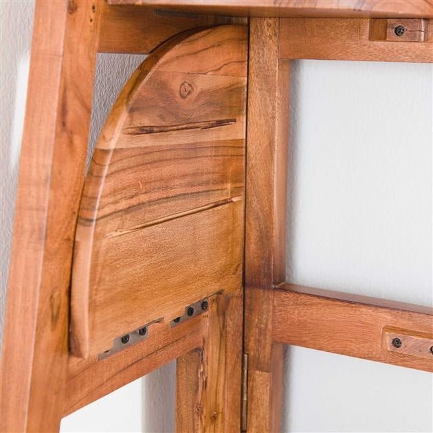 Eckregal Jess DH Interior Akazie LxBxH 135x50x12 Akazienholz Stimmungsvoller Fotoausschnitt