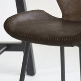 Barhocker Schönes Kunstleder Dimehouse Taupe LxBxH 84x54x52 Kunstleder Stimmungsvolles Fotodetail