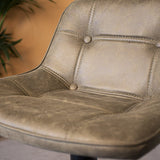 Barhocker Keston Dimehouse Grün LxBxH 82x52x39 Mikrofaser Stimmungsvolles Fotodetail