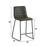 Barhocker Mark Kunstleder Dimehouse Grün LxBxH 79x65x54 Kunstleder Weiße Fotogrößenangabe