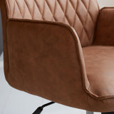 Bürostuhl Novan Dimehouse Cognac LxBxH 72x63x58 Stoff Stimmungsvolles Fotodetail