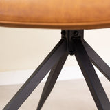 Esszimmerstuhl Gian Dimehouse Cognac LxBxH 73x65x50 Kunstleder Stimmungsvolles Fotodetail