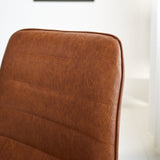 Esszimmerstuhl Mark Dimehouse Cognac LxBxH 74x56x54 Kunstleder Stimmungsvolles Fotodetail