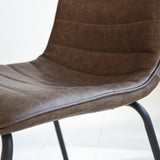 Esszimmerstuhl Mark Dimehouse Taupe LxBxH 74x56x54 Kunstleder Stimmungsvolles Fotodetail