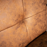Sessel Hailey Ökoleder Dimehouse Cognac LxBxH 66x64x37 Öko-Leder Atmosphere Foto anders